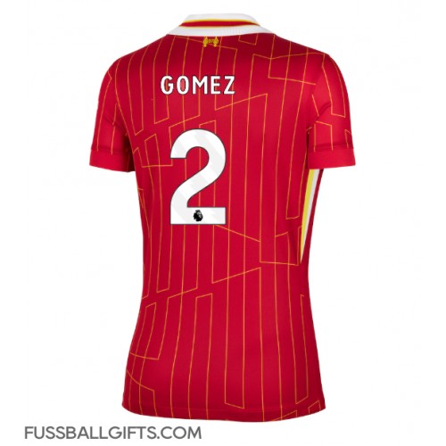 Liverpool Joe Gomez #2 Fußballbekleidung Heimtrikot Damen 2024-25 Kurzarm